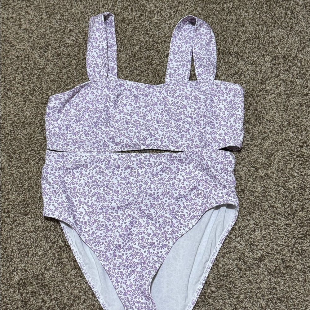 SHEIN Purple Floral Bikini
